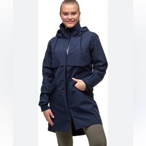 Kari Traa Raundalen Women waterproof warm double zip blue outdoors sz sm